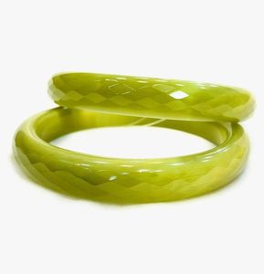 Handmade H a CRAFT Resin <b>Bangles</b> & <b>Bracelets</b> Classic Party Wear with Carved Floral Design for Women - Product Image 1