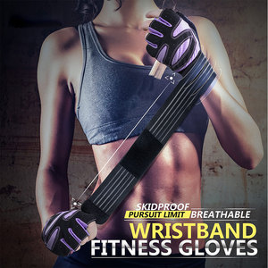 New Arrival Women's Fitness Gloves Anti Odor Lightweight Skin Friendly Fabric Half Finger Outdoor Sportswear Low Price Gym Glove - Product Image 5