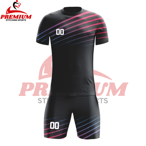 Venta al por Mayor de Uniformes de Fútbol Personalizados de Secado Rápido y Transpirables, 100% Poliéster, Camisetas con Impresión Digital, Conjuntos Completos de Uniformes de Fútbol - Product Image 3