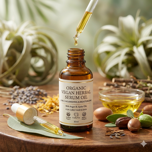 Suero Capilar Vegano Orgánico 2 en 1 Personalizable con Etiqueta Privada, Aceite de Jojoba y Argán, Nutritivo, Hidratante, Suavizante y Brillante - Product Image 2