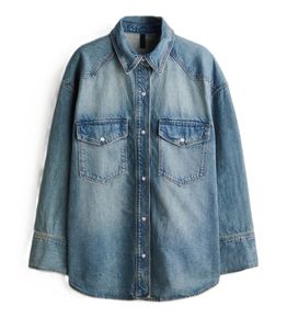 Camisa Vaquera de Manga Larga para Mujer Talla Grande, Algodón Transpirable de Alta Calidad, Ropa Exterior Informal de Moda Femenina, Logotipo Personalizado - Product Image 1