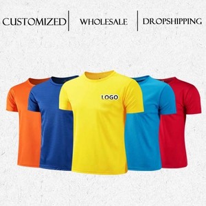 T-shirts d'été à manches courtes, fabrication OEM, logo personnalisé imprimé, uniforme, couleur unie, t-shirts en coton vierges, t-shirts pour hommes - Product Image 5