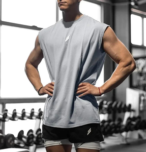 Sleeveless T-shirt Men Quick-drying Fitness Bodybuilding Shirt Male Fashion Basketball Vest <b>Mesh</b> Breathable Summer Gym Tank Men - Product Image 1