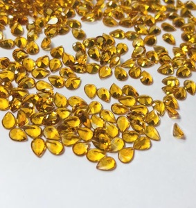 Citrino Amarillo Natural en Forma de Pera, Facetado, Calidad AAA Superior, de 4x6MM a 8x10MM, para la Fabricación de Joyas - Product Image 1