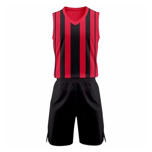 Tenue de volley-ball personnalisée unisexe respirante et écologique avec imprimé graphique, maillot et short sublimés, deux pièces, style streetwear, coupe ample - Product Image 2