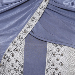 AL-TAUL IMPEX, fabricant de premier plan, nouvelle abaya décontractée pour femmes, style islamique, manches longues, respirante, en polyester, longueur au sol, prix abordable - Product Image 5
