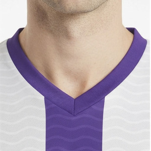 Maillot de football pour homme imprimé, vêtements de sport pour homme, maillot de football personnalisé, maillot de football pour homme à col en V, t-shirt de football en polyester - Product Image 4