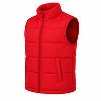Gilet d'hiver pour homme de haute qualité, rembourré haute densité, matelassé, sans manches, gilet chauffant, gilet matelassé personnalisé pour homme