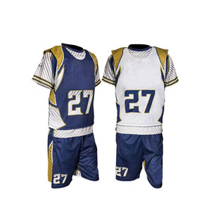 เครื่องแบบทีมลาครอสทำจากโพลีเอสเตอร์แห้งเร็วระบายอากาศได้ดีผลิตตามสั่ง - Product Image 2