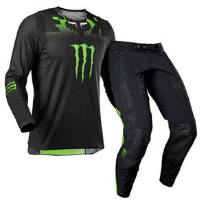 Conjunto de Motocross Personalizado para Hombre, Traje de Motociclismo de Dos Piezas Transpirable con Acolchado Reforzado, Proveedor OEM - Product Image 1