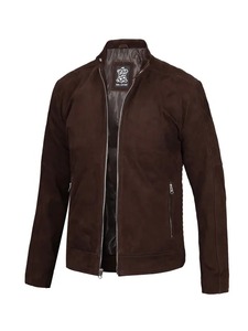 Mens Classic Brown <b>Suede</b> <b>Jacket</b> - Product Image 1