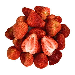 Morceaux de fraises naturelles lyophilisées Sans additif Marque de collation végétalienne parfaite - Product Image 2