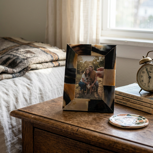 Handmade Photo Frame Wholesale Custom OEM ODM Natural Horn Inlay Block Rectangular Picture Frame DECORYUG - Product Image 2