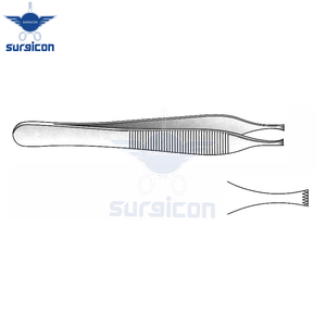 Pinzas Adson Graefe de 12 cm (4-3/4 Pulgadas), Pinzas Quirúrgicas de Acero Inoxidable de Primera Calidad para Cirugía Oftálmica y Cirugía Plástica - Product Image 5