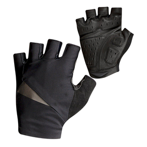 Gants de sport demi-doigts PIHA SPORTS en PU, longueur poignet élastique, noirs, style uni, compatibles écran tactile, détection par aiguille - Product Image 4