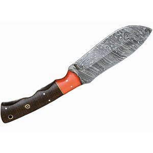 Customizable Damascus Steel Hunting Knives <b>Hand</b> Forged Outdoor Camping Hunting Utility Fixed Blade Cutting <b>Tools</b> With Pattern - Product Image 1