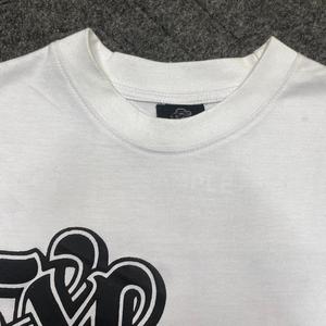 <b>White</b> O Neck Pullover T Shirt Puff Printed Short Sleeve Cotton <b>Tee</b> Custom Streetwear Summer Wear - Product Image 6