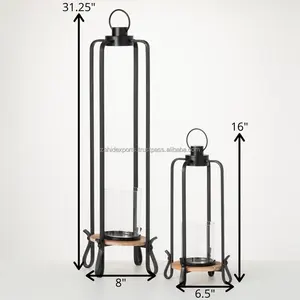 Porte-bougie en métal artistique pour un style de maison moderne Décoration de mariage haut de gamme Porte-bougie pour centre de table Porte-bougie - Product Image 1