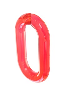 Eco-Friendly Handmade <b>Large</b> Link Vintage Style Colour Mixture Necklace Punk Hollow Big Chunky Long Resin Link Chain Wall Art - Product Image 6