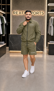 REXFIT SPORTS 2026 Custom Nylon <b>Jacket</b> and Shorts Set Unisex Lightweight Windbreaker Two Piece Outfit for <b>Gym</b> Training Outdoor - Product Image 3