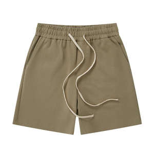 กางเกงขาสั้นผ้าฝ้ายผู้ชายแบบมีกระเป๋า 410G สกรีนโลโก้ได้ตามต้องการ กางเกงวิ่งออกกำลังกายระบายอากาศได้ดี กางเกงบาสเก็ตบอล OEM รุ่นปี 2026 - Product Image 1