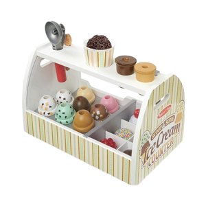 Wooden Scoop Serve Pretend <b>Ice</b> <b>Cream</b> Counter <b>Play</b> Food Accessories Preschool Kids' <b>Play</b> <b>Set</b> Serve <b>Ice</b> <b>Cream</b> Toys - Product Image 3