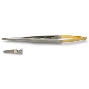 Portaagujas Manual Jacobson de 18 cm con Insertos de Carburo de Tungsteno, Portaagujas para Microcirugía, Certificado CE JI-307 Clase I, 1 Año de Garantía - Product Image 4