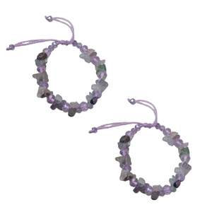 Pulsera de cuentas de amatista lavanda hecha a mano para mujer, joyería de cristal natural curativa, regalo espiritual de calidad premium de Indonesia - Product Image 4