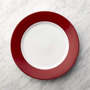 Plato de Servir Moderno Nórdico Blanco con Borde Festoneado de Metal, Plato Base de Metal con Borde Azul Personalizado, Vajilla para Restaurante y Hotel - Product Image 4