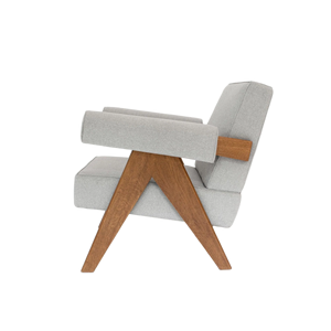 Cómodo Sillón Individual para Sala de Estar, Moderno, Nórdico, de Tela, Relajante, con Reposabrazos, para el Hogar - Product Image 4