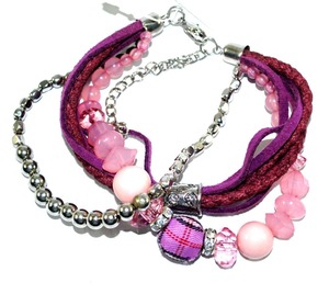 Ensemble de bracelets enroulés pour femmes, style bohème, avec strass en cristal et breloques en alliage de perles d'imitation, bijoux plaqués argent - Product Image 2