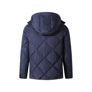 High Quality Waterproof Jacket Breathable Quilted Padded Hoodies Clothing Windproof Casual Coat Men's Outdoor Jacket