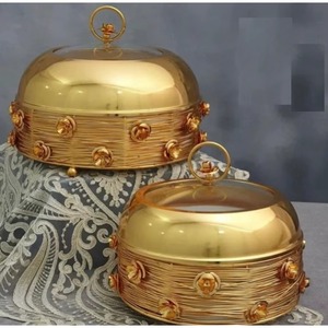 Cazuela de acero inoxidable con grabado impreso, la más vendida, con tapa a juego, a un precio increíble. - Product Image 2