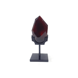 Cristal de Jaspe Rojo de 15 cm con Base, Producto de Cristales Feng Shui - Product Image 2