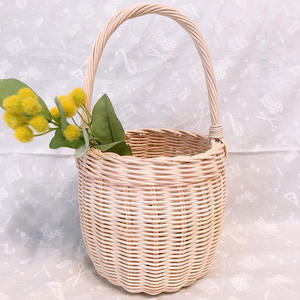 Panier cadeau en rotin tressé, panier vide pour cadeaux de naissance ou de mariage, au meilleur prix - Product Image 5