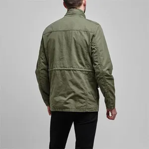 เสื้อแจ็คเก็ตทหารแบบพาร์กาสำหรับผู้ชาย - Product Image 3