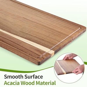 Tablas de cortar y picar de madera de acacia, OEM, personalizadas, al por mayor |   Aqdus Saleem India - Product Image 4