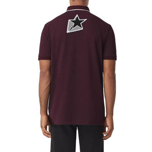 Chemises pour hommes en toile solide de qualité supérieure, nouveau design, manches courtes, mélange de coton et de spandex, couleurs personnalisées, logo, prix de gros - Product Image 2