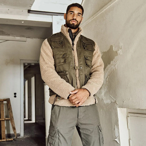 Chaleco Cargo Casual para Hombre, Multibolsillos, Ligero, Sin Mangas, Chaleco Utilitario para Trabajo al Aire Libre, Pesca, Viajes, OEM - Product Image 5