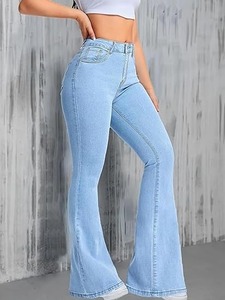 Regular Fit <b>Boot</b> Cut Jeans Relaxed Taper Extreme Taper Loose Taper Stacked Stacking Denim Puddle Horseshoe Mid Waist Vintage - Product Image 3