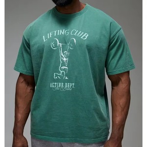 Camiseta unisex de algodón con dobladillo extendido, hombros caídos, manga corta, estilo casual y holgado, streetwear oversize. - Product Image 1