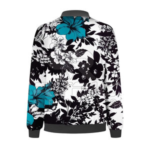 Pakistan Manufacture Urban Women Printing Varsity <b>Jackets</b> Smooth Finish Garment For Contemporary Street Fashion Wear - Product Image 2