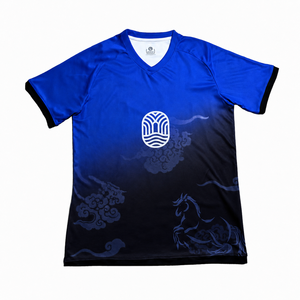 เสื้อฟุตบอลพิมพ์ลายดิจิตอล TESSUTO แบบกำหนดเอง แห้งเร็ว 220 กรัม โพลีเอสเตอร์/ไนลอน ระบายอากาศได้ดี คอวี แขนสั้น สำหรับเล่นกีฬา - Product Image 1
