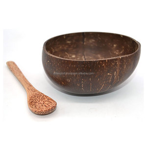 Tazón Ecológico de Cáscara de Coco, Tazón para Servir Hecho a Mano Natural para Tiendas de Alimentos y Cafeterías - Product Image 2