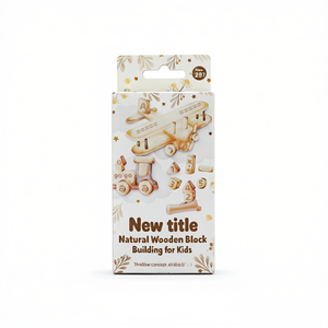 Nuevo Juguete de Bloques de Madera Natural para Niños - Product Image 1