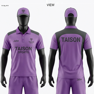 Maillot de tennis pour homme, 160 GSM, polyester premium, tissu mesh respirant, design à panneaux dégradés bleus, impression personnalisée. - Product Image 3