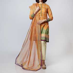 2PC Digital Printed XS Size Lawn Shirt avec Dupatta PS3148 Collection - Product Image 4