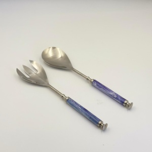 Juego de Cuchara y Tenedor de Servir de Acero Inoxidable con Juego de Servidor de Ensalada de Metal de Primera Calidad a Precio de Oferta - Product Image 3