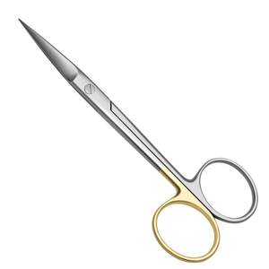 Ciseaux Iris Supercut Series 4,5″ à pointe droite, ciseaux chirurgicaux pour la dissection de tissus fins, en acier inoxydable, de précision, pour usage médical - Product Image 1