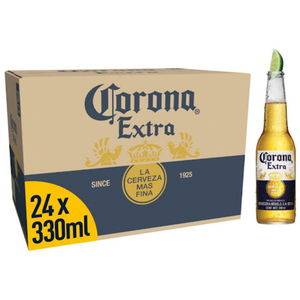 Bière mexicaine authentique Corona Extra Lager, 24x330ml, 4,5% ABV, style Pilsner, fraîche et rafraîchissante, vente en gros, approvisionnement en vrac - Product Image 1